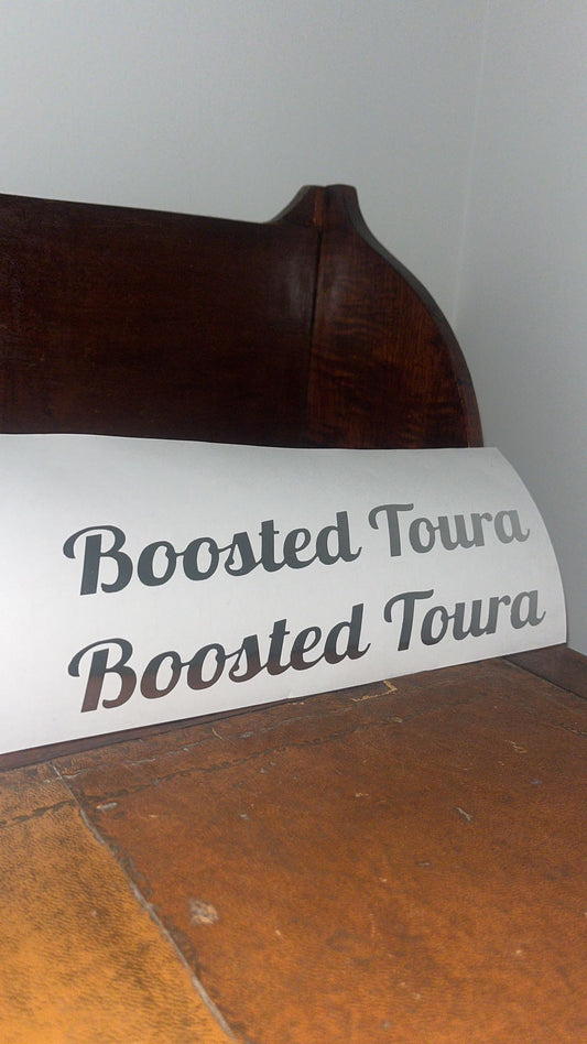 Boosted toura - small sticker